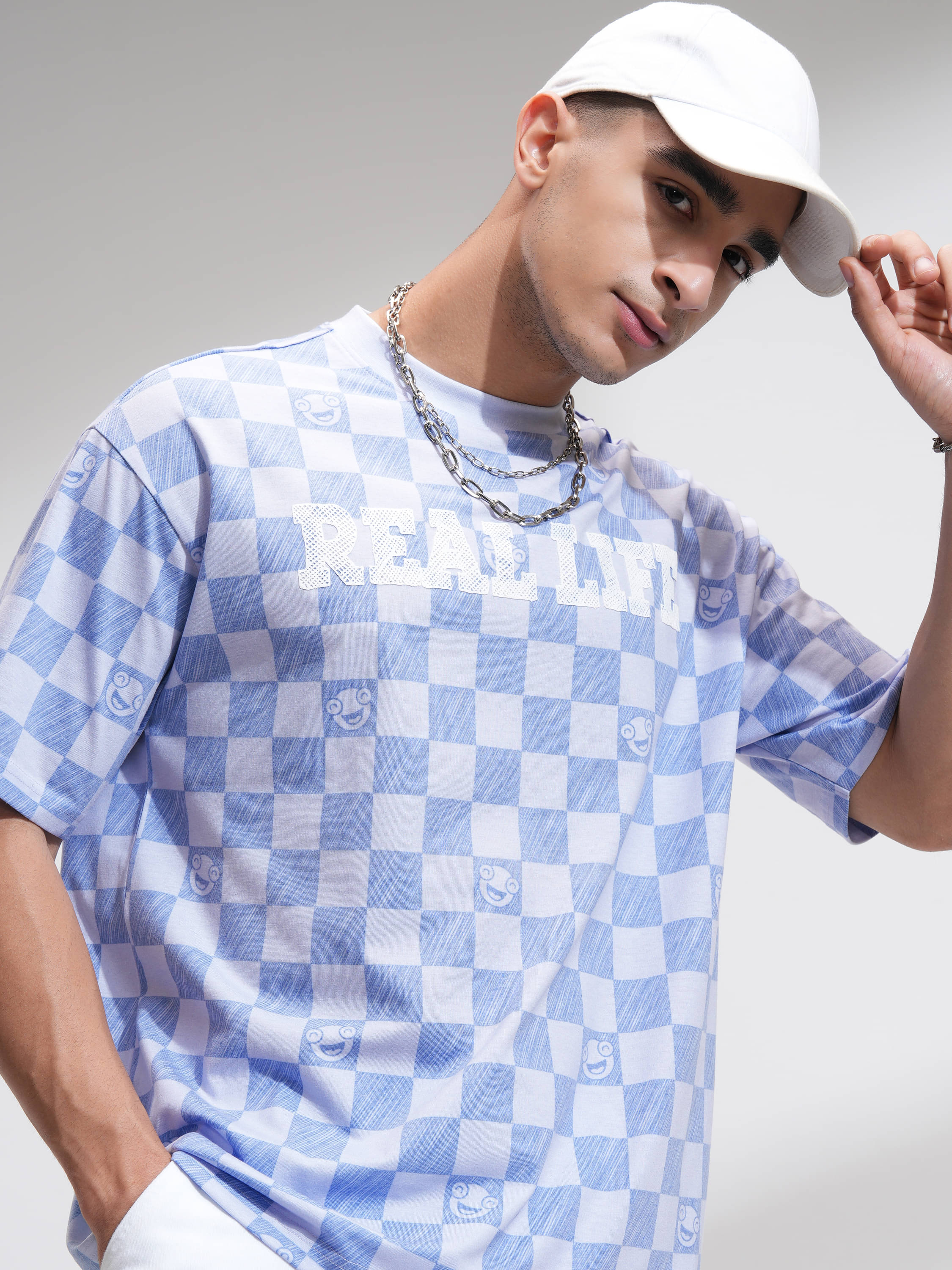 Highlander Men Polyester Relaxed Fit Printed T-Shirt ( Blue ) Highlander Men Polyester Relaxed Fit Printed T-Shirt ( Blue )