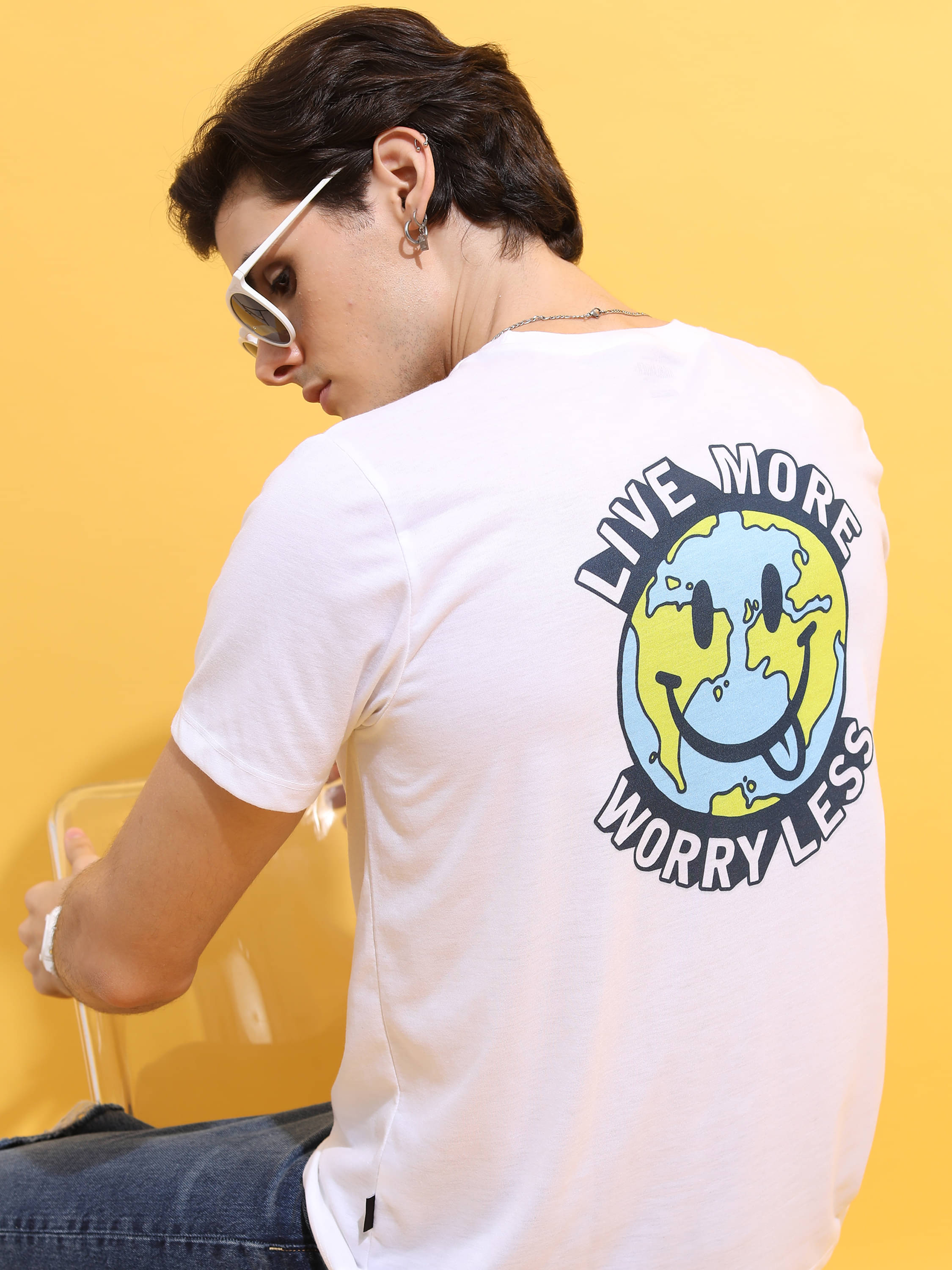 Highlander Men Polyester Relaxed Fit Printed T-Shirt ( White )     			Highlander Men Polyester Relaxed Fit Printed T-Shirt ( White )