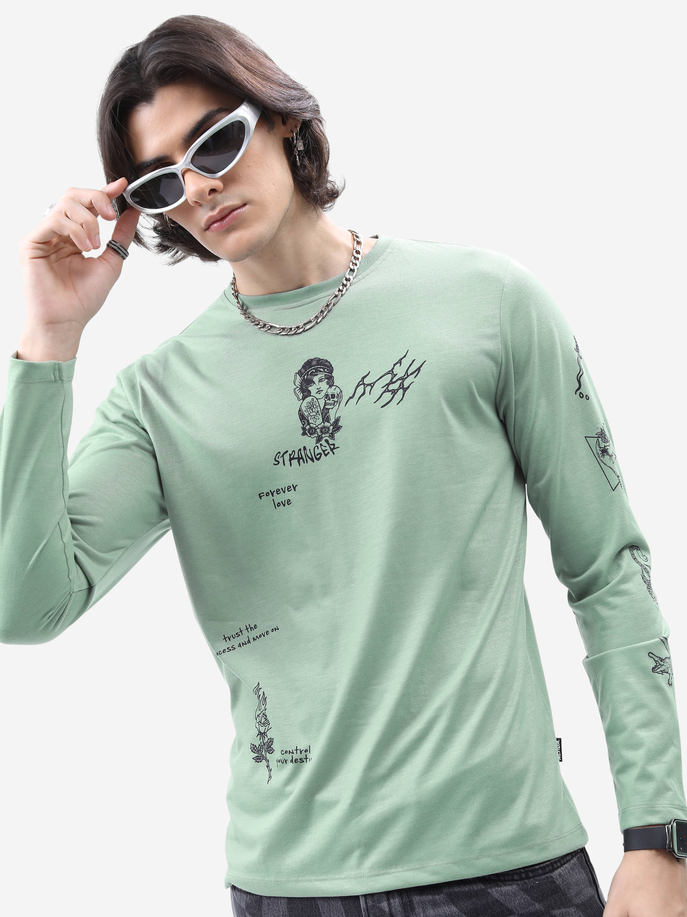 Highlander Men Polyester Relaxed Fit Printed T-Shirt ( Green ) Highlander Men Polyester Relaxed Fit Printed T-Shirt ( Green )