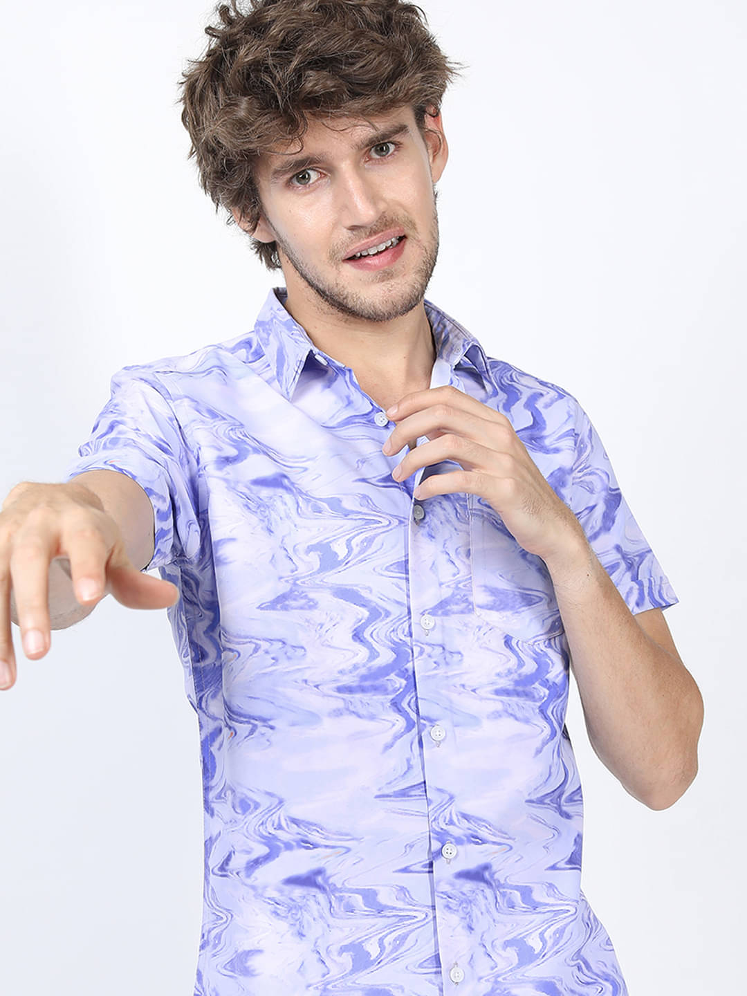 Highlander Polyester Slim Fit Printed Half Sleeves Men's Casual Shirt - Multicolor ( Pack of 1 ) Highlander Polyester Slim Fit Printed Half Sleeves Men's Casual Shirt - Multicolor ( Pack of 1 )