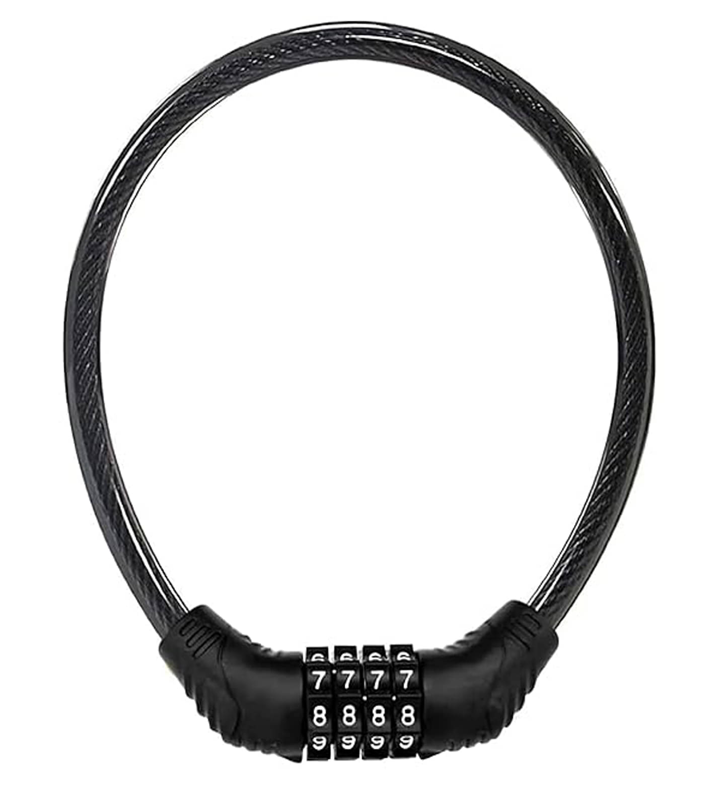 4-Digit Combination Cable Lock - Pack of 2, Anti-Theft Security, Durable & Reliable, Resettable Password Lock for Bike, Helmet, Cycle, Luggage & More, Strong Steel Wire, PVC Coating, 4-Digit Combination Cable Lock - Pack of 2, Anti-Theft Security, Durable & Reliable, Resettable Password Lock for Bike, Helmet, Cycle, Luggage & More, Strong Steel Wire, PVC Coating,