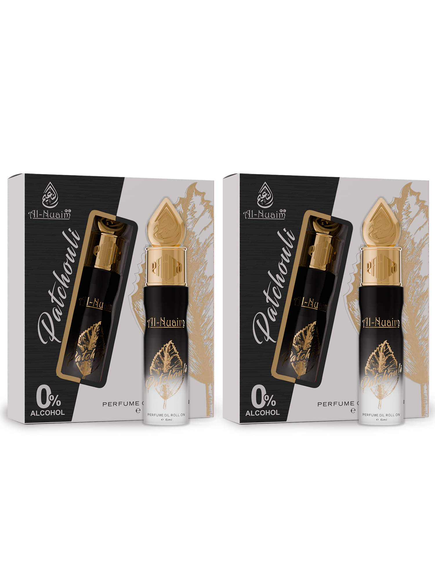     			Al-Nuaim Oud Non- Alcoholic Miniature Attar ( Pack of 2 )