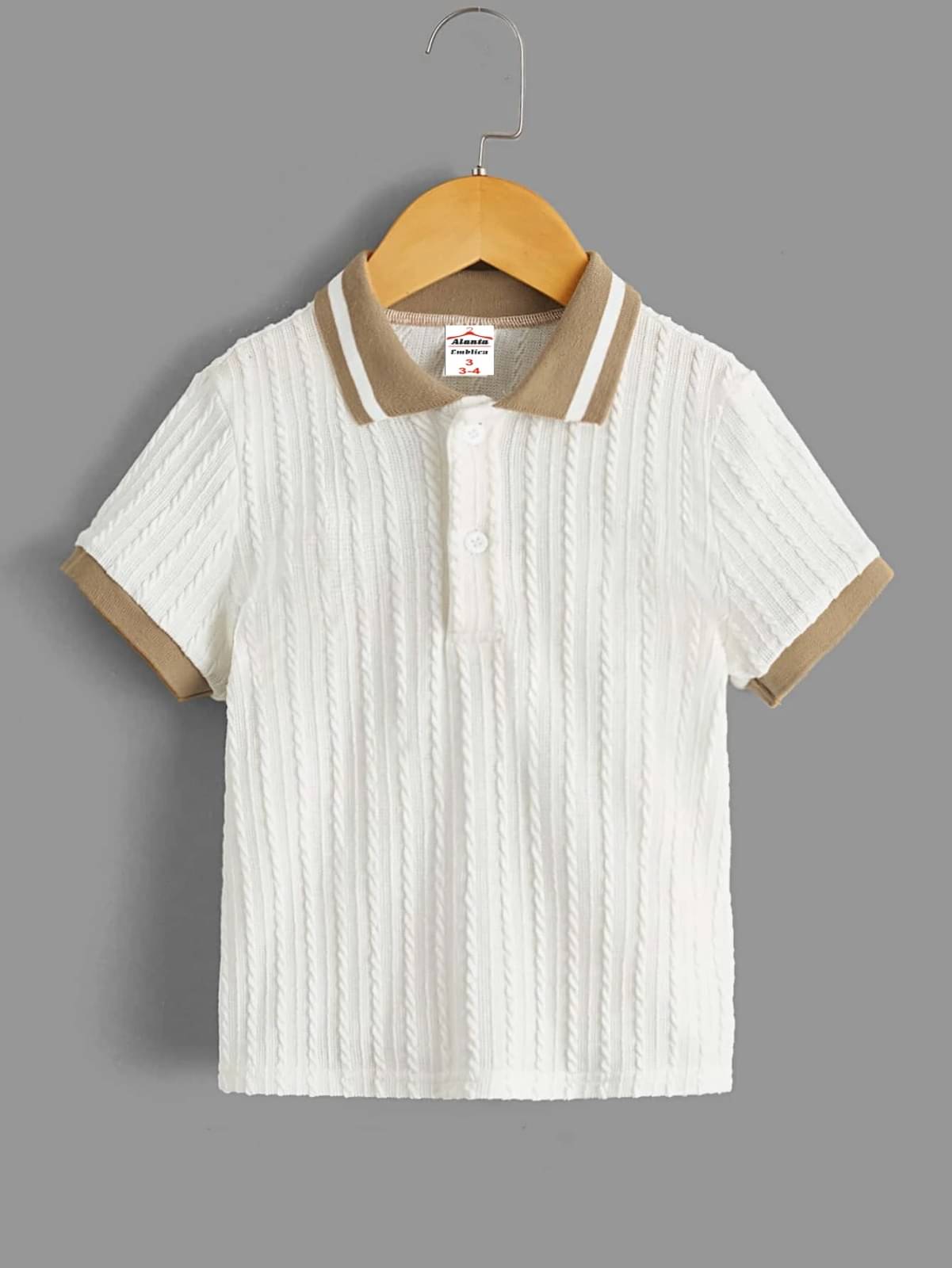     			Alanta Pack of 1 Boys Cotton Blend T-Shirt ( White )