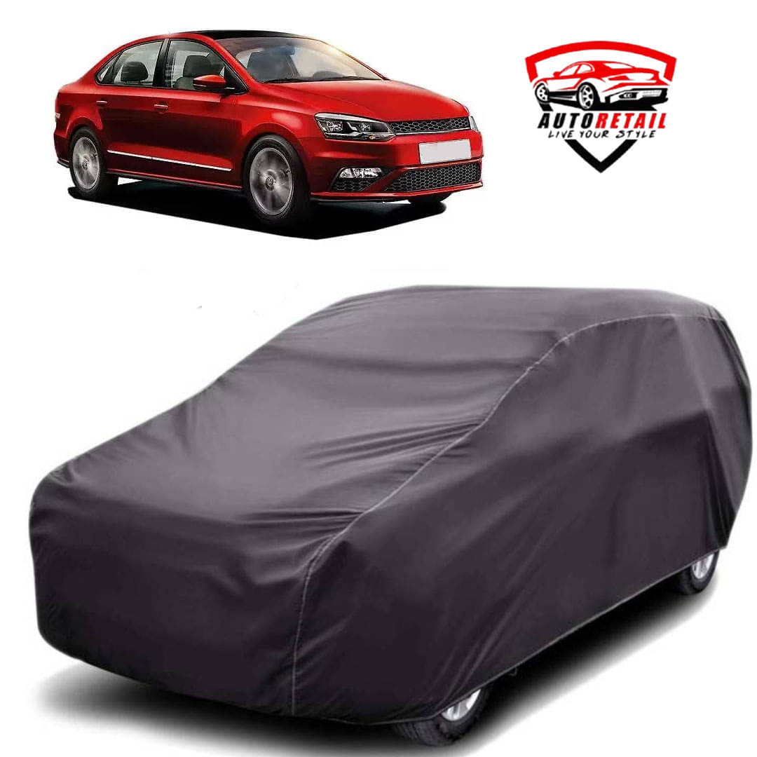     			AutoRetail Car Body Cover for Volkswagen Vento Without Mirror Pocket ( Pack of 1 ) , Grey