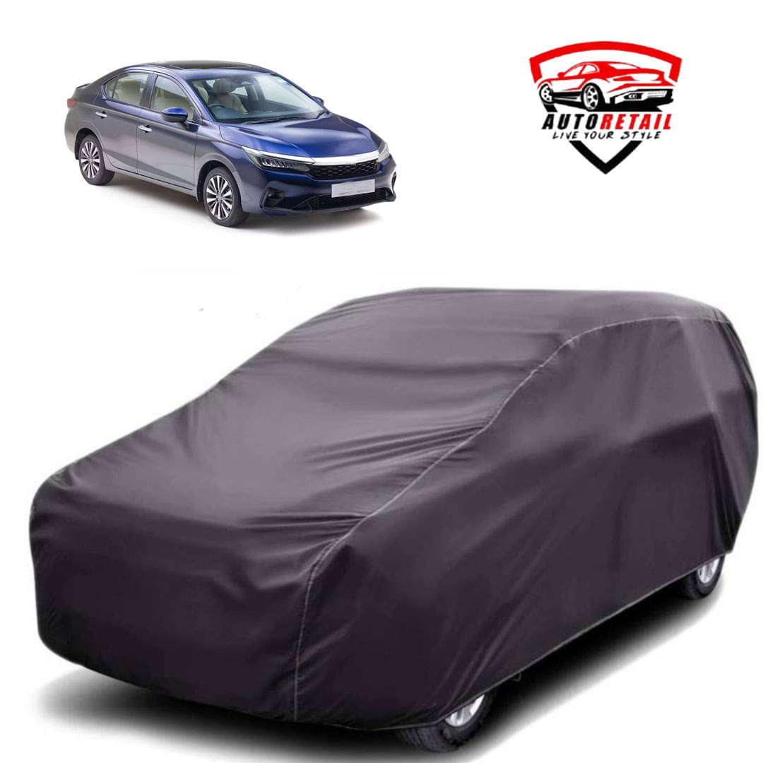     			AutoRetail Car Body Cover for Honda City [2000-2003] Without Mirror Pocket ( Pack of 1 ) , Grey