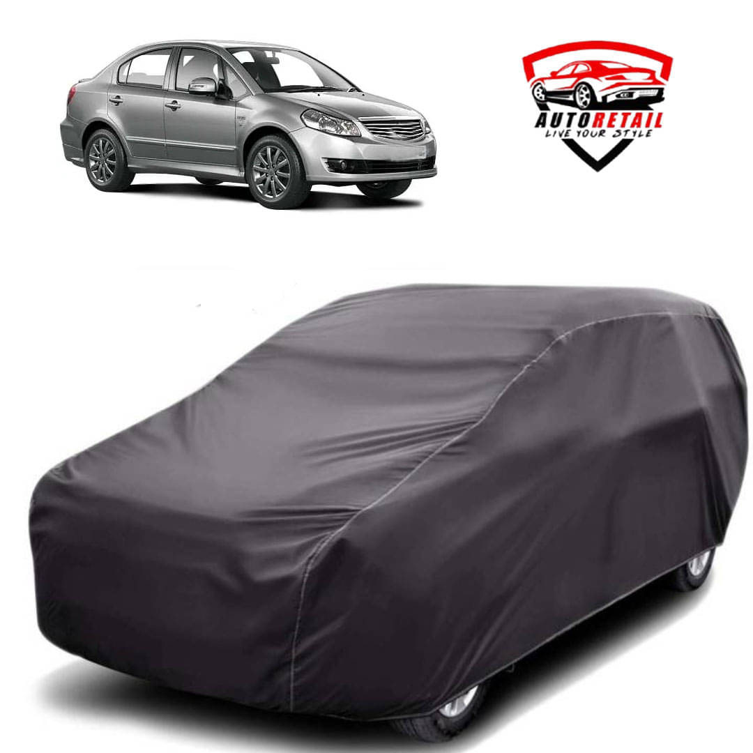     			AutoRetail Car Body Cover for Maruti Suzuki SX4 [2007-2013] Without Mirror Pocket ( Pack of 1 ) , Grey