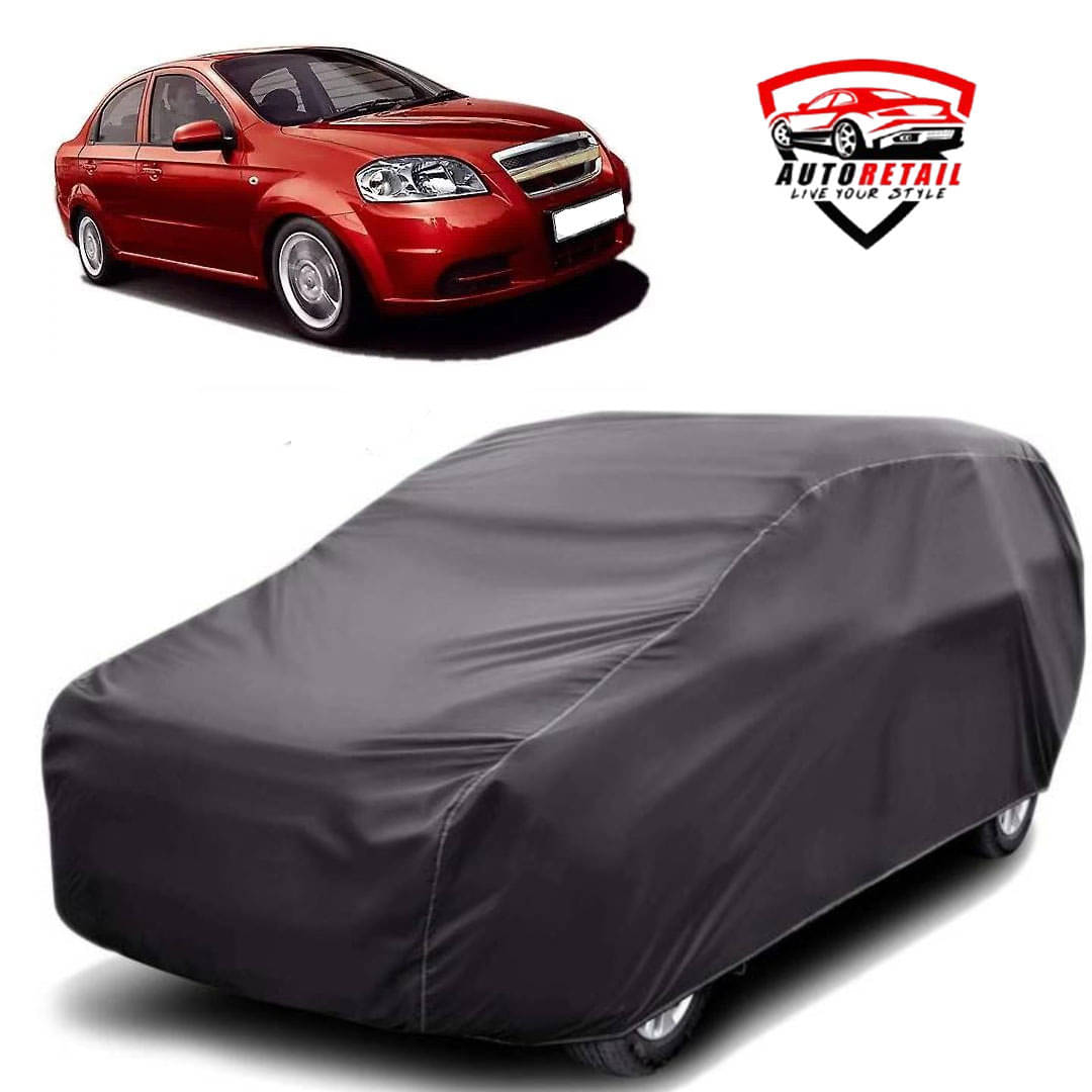     			AutoRetail Car Body Cover for Chevrolet Aveo Without Mirror Pocket ( Pack of 1 ) , Grey