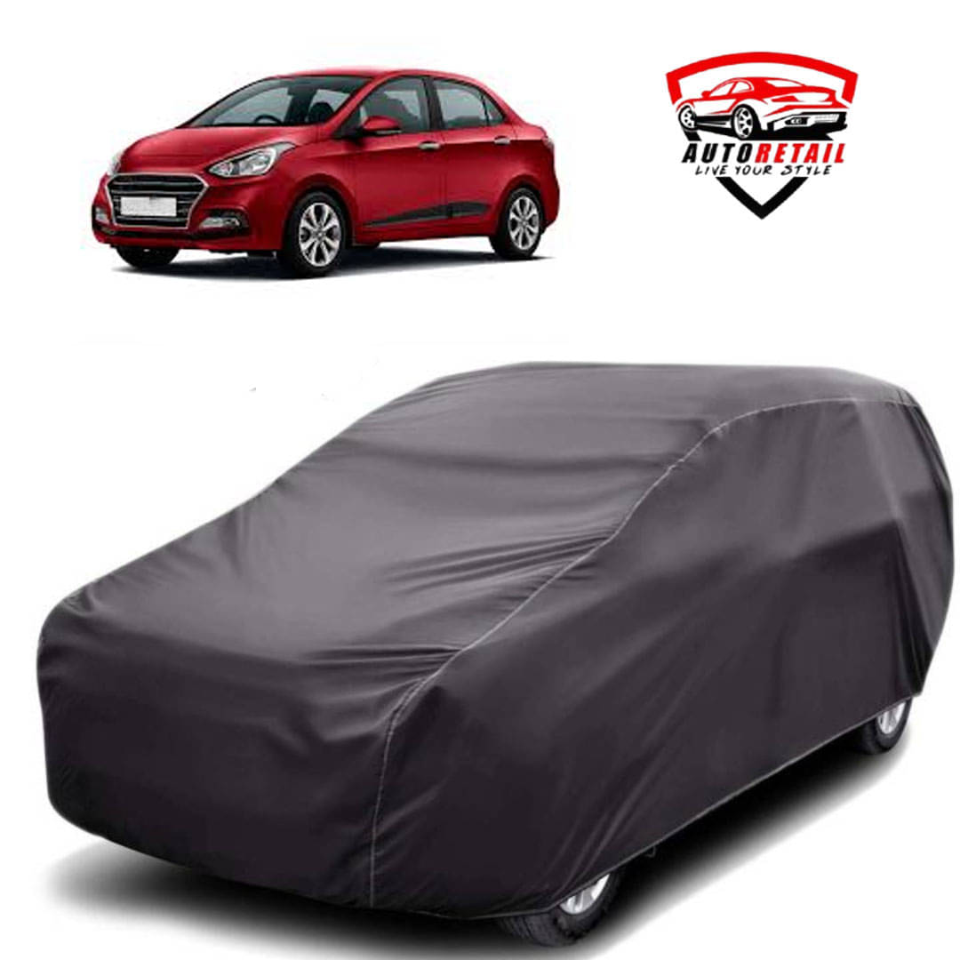     			AutoRetail Car Body Cover for Hyundai Xcent Without Mirror Pocket ( Pack of 1 ) , Grey