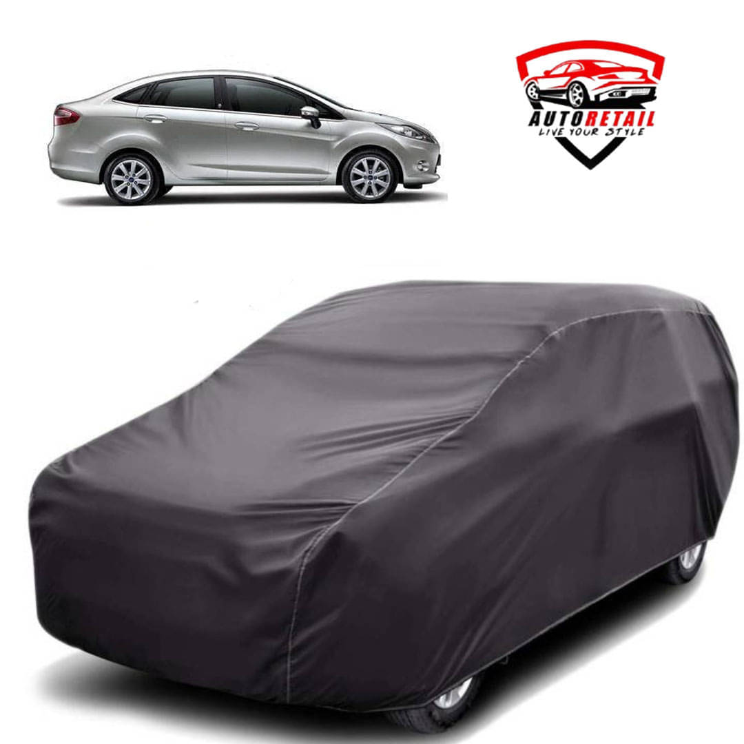     			AutoRetail Car Body Cover for Ford Fiesta [2005-2008] Without Mirror Pocket ( Pack of 1 ) , Grey