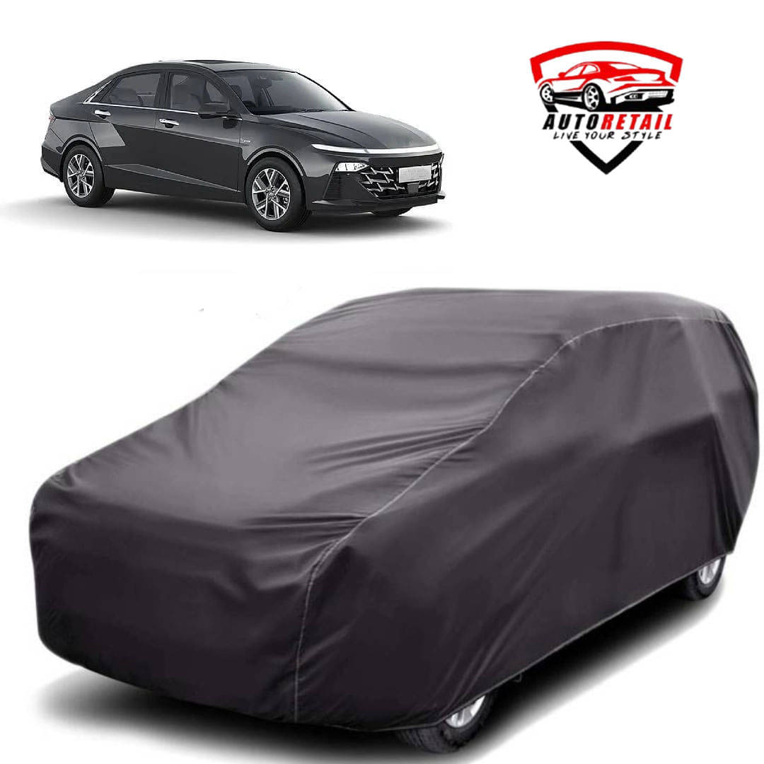     			AutoRetail Car Body Cover for Hyundai Verna Without Mirror Pocket ( Pack of 1 ) , Grey