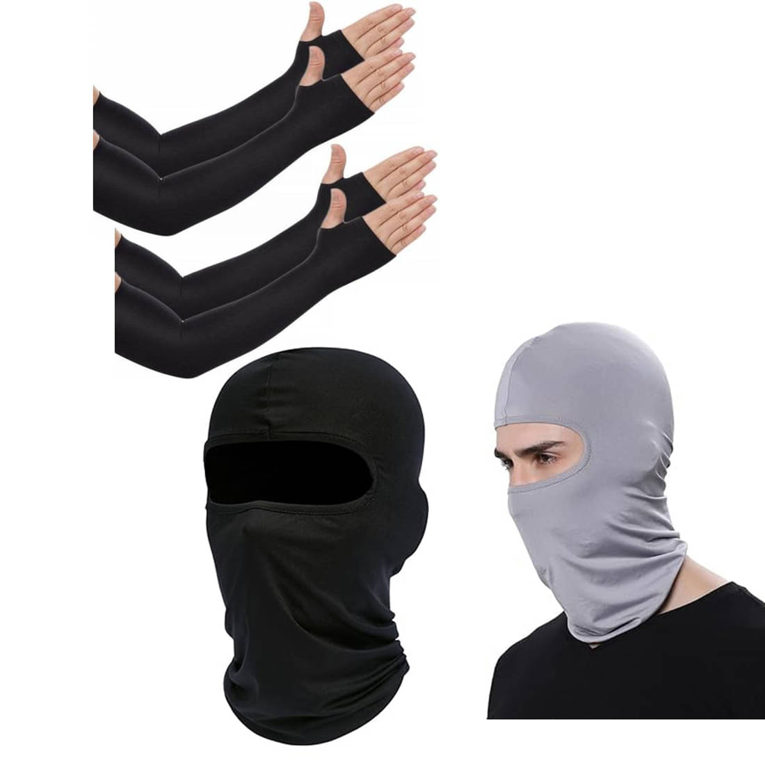     			Bentag Multicolour Polyester Anti Pollution Mask ( Pack of 2 )