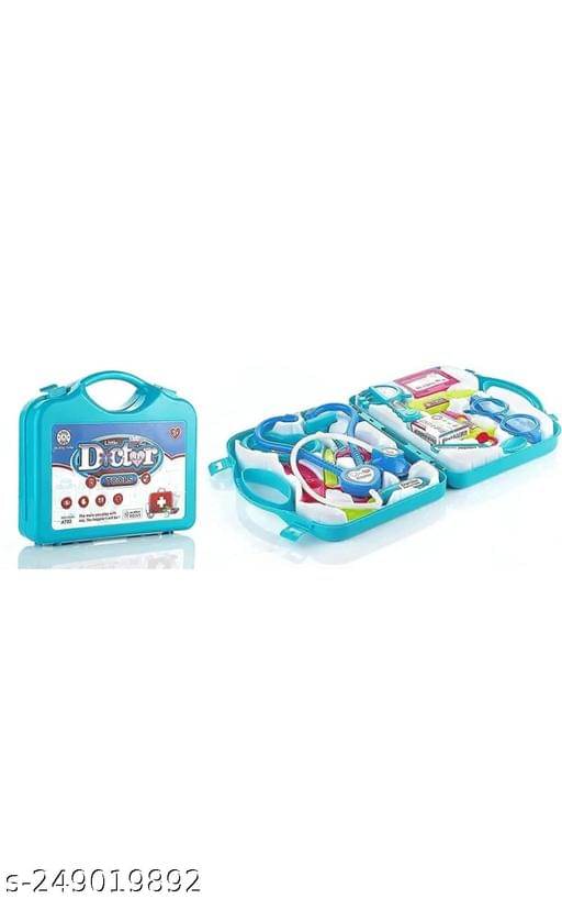     			DISHA  Doctor Play Set with Foldable Suitcase, Doctor Set Toy Game Kit, Compact Medical Accessories Toy Set Pretend Play Sets,Docter Kit Toy for Kids.