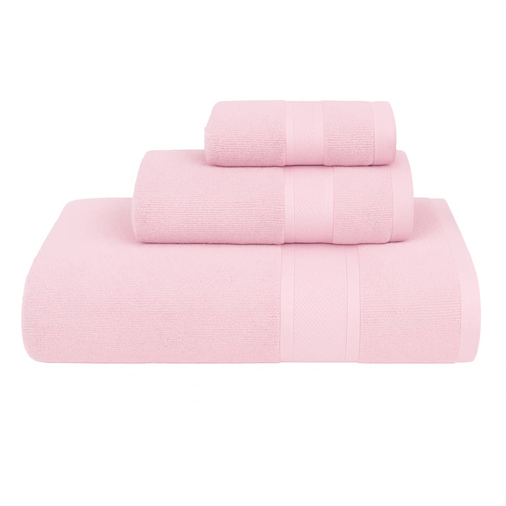     			Dollar Pack of 3 Terry Above 600 -GSM Bath Towel ( Tan )