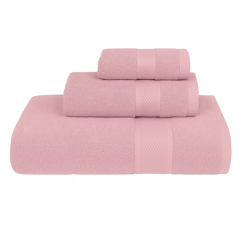     			Dollar Pack of 3 Terry Above 600 -GSM Bath Towel ( Khaki )