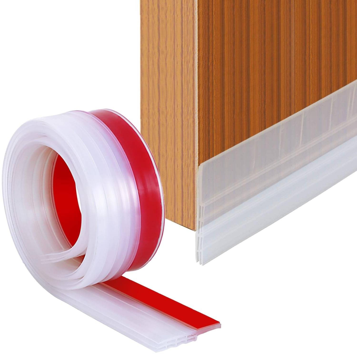 Door Sealing Strip for Home, Air Gap Silicone Shield Waterproof -Strip Self-Adhesive Window/Door Tape for Seal Door Sealing Strip for Home, Air Gap Silicone Shield Waterproof -Strip Self-Adhesive Window/Door Tape for Seal