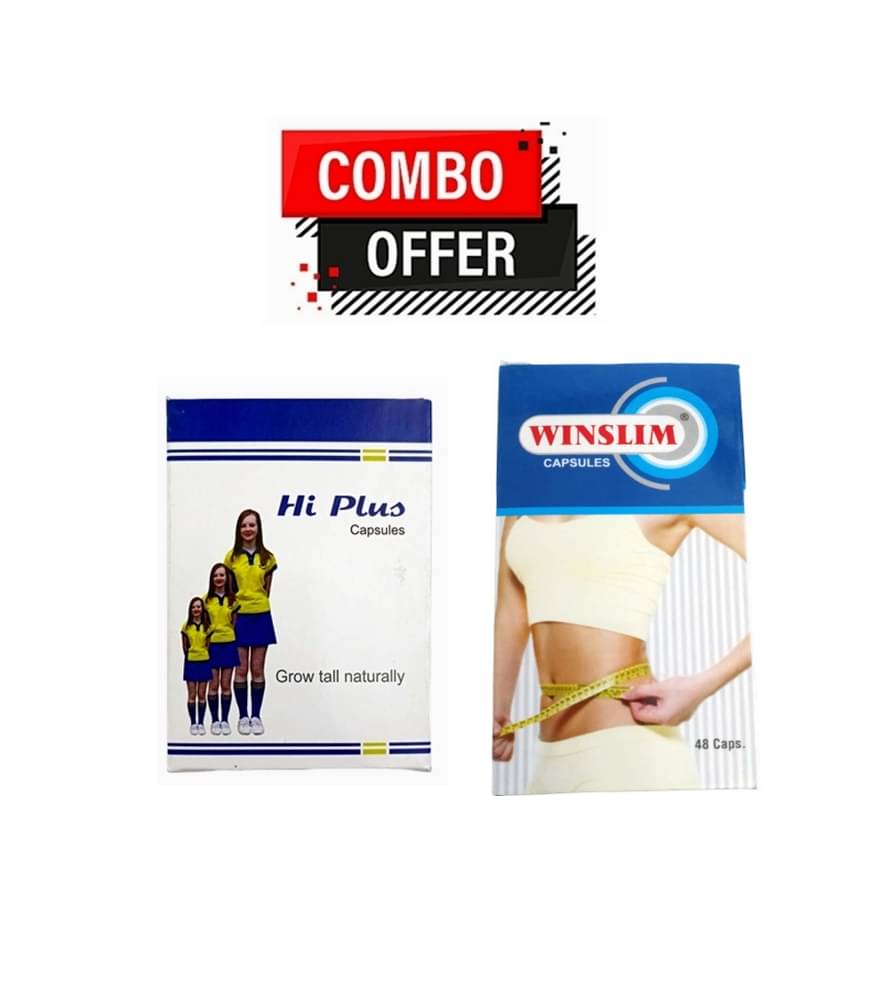 Dr. Chopra Wintrust Winslim Caps For Weight Loss 48no.s & Hi Plus Capsule 20 10 no.s Unflavoured Pack of 3 Dr. Chopra Wintrust Winslim Caps For Weight Loss 48no.s & Hi Plus Capsule 20 10 no.s Unflavoured Pack of 3