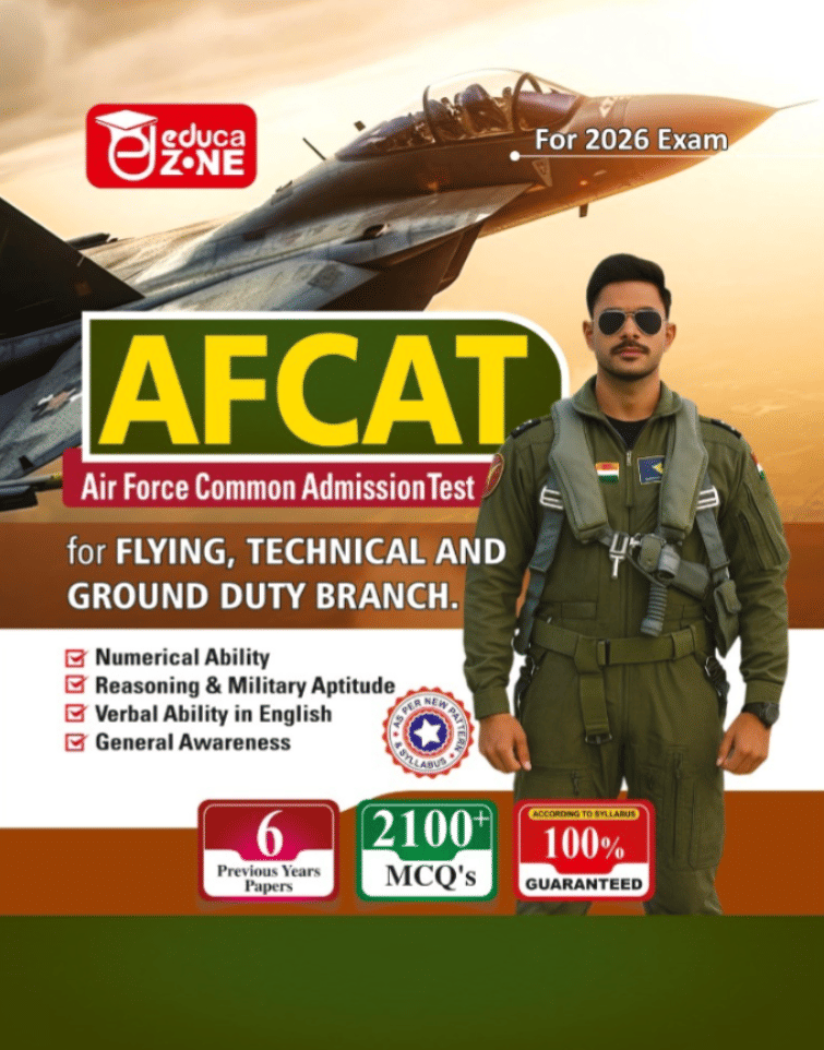 EDUCAZONE AFCAT (Air Force Common Admission Test) Complete Study Guide Book For 2026 Exam EDUCAZONE AFCAT (Air Force Common Admission Test) Complete Study Guide Book For 2026 Exam