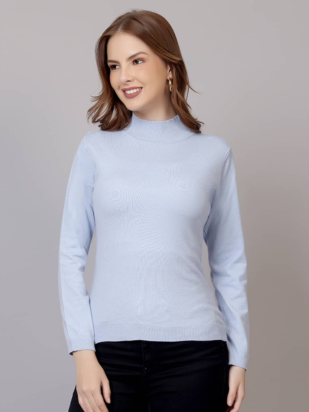     			FEVERFEW Viscose Blend Round Neck Women's Pullovers - Multicolor 15 ( Pack of 1 )