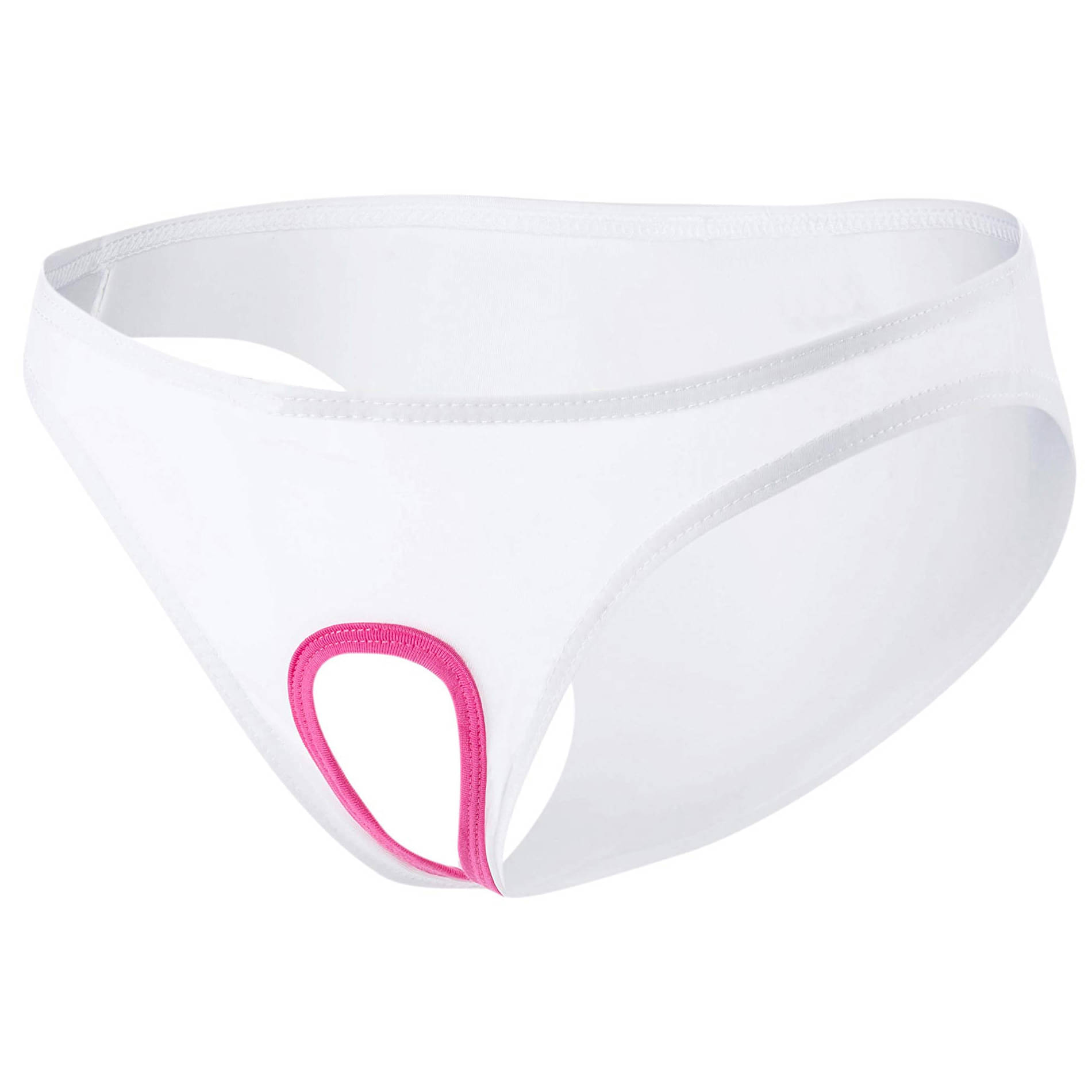     			FLIRTY TOUCH Pack of 1 Polyester Briefs For Men's ( White )