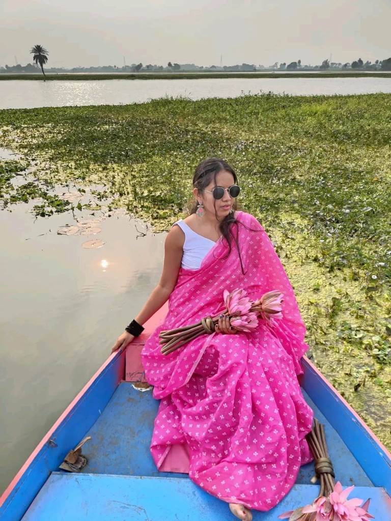 GENRIC 03 Chanderi Printed Chanderi saree With Unstitched Blouse Piece ( Pink ) GENRIC 03 Chanderi Printed Chanderi saree With Unstitched Blouse Piece ( Pink )