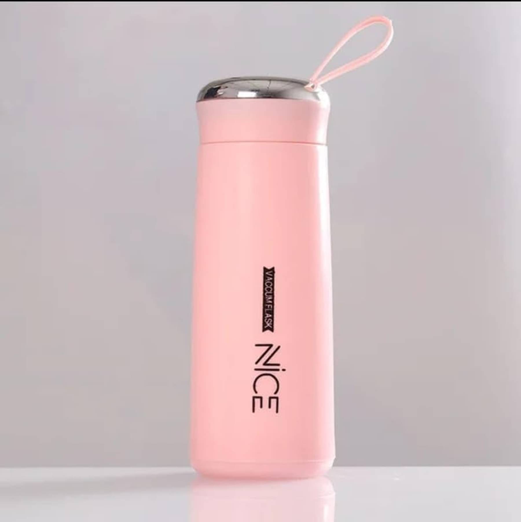 JMD Store NICE Water Bottle 400 ml Light Pink Glass School Water Bottle 400 mL ( Set of 1 ) JMD Store NICE Water Bottle 400 ml Light Pink Glass School Water Bottle 400 mL ( Set of 1 )