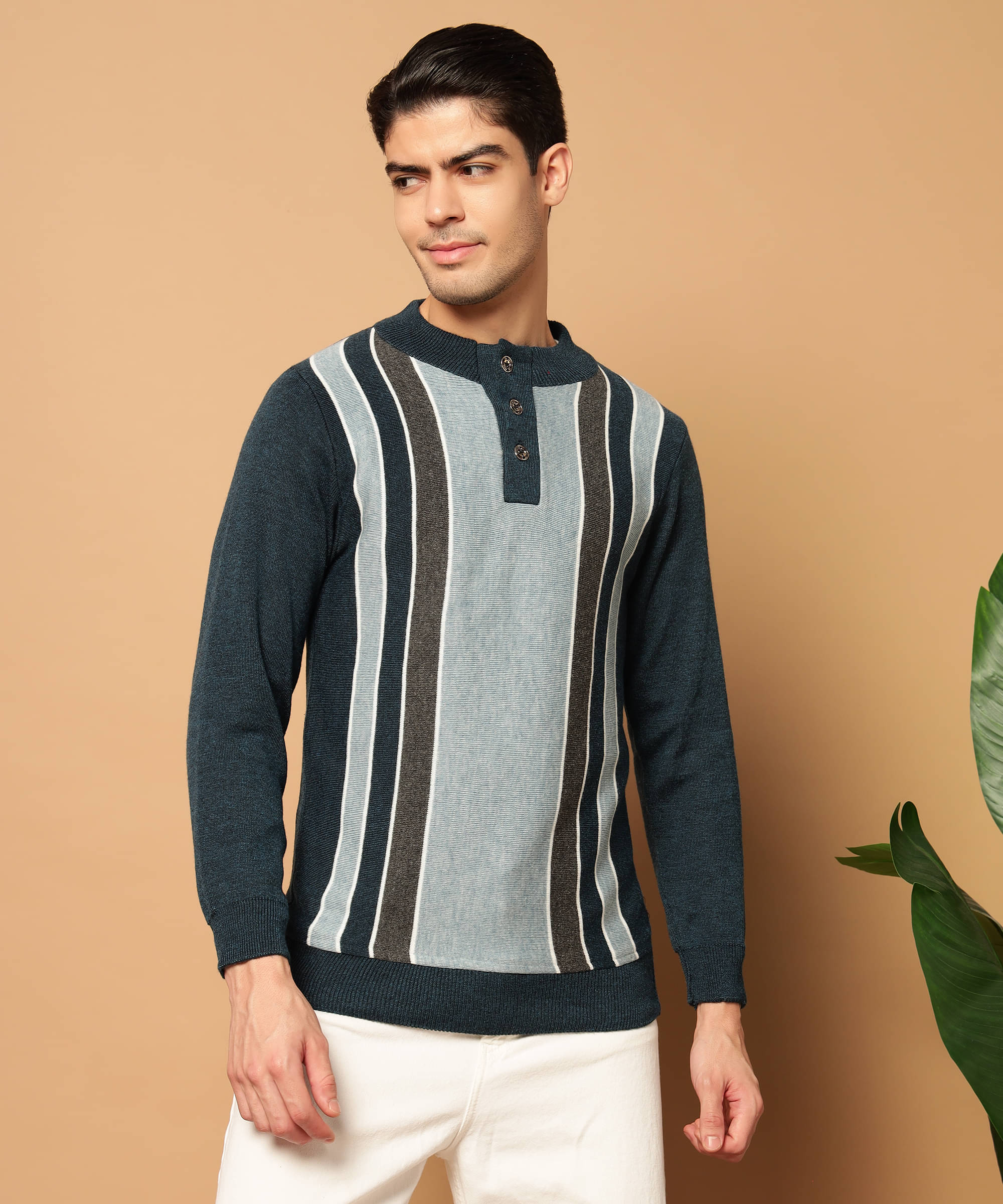 Kilvested Woollen Blend Round Neck Men's Full Sleeves Pullover Sweater - Multicolor ( Pack of 1 ) Kilvested Woollen Blend Round Neck Men's Full Sleeves Pullover Sweater - Multicolor ( Pack of 1 )