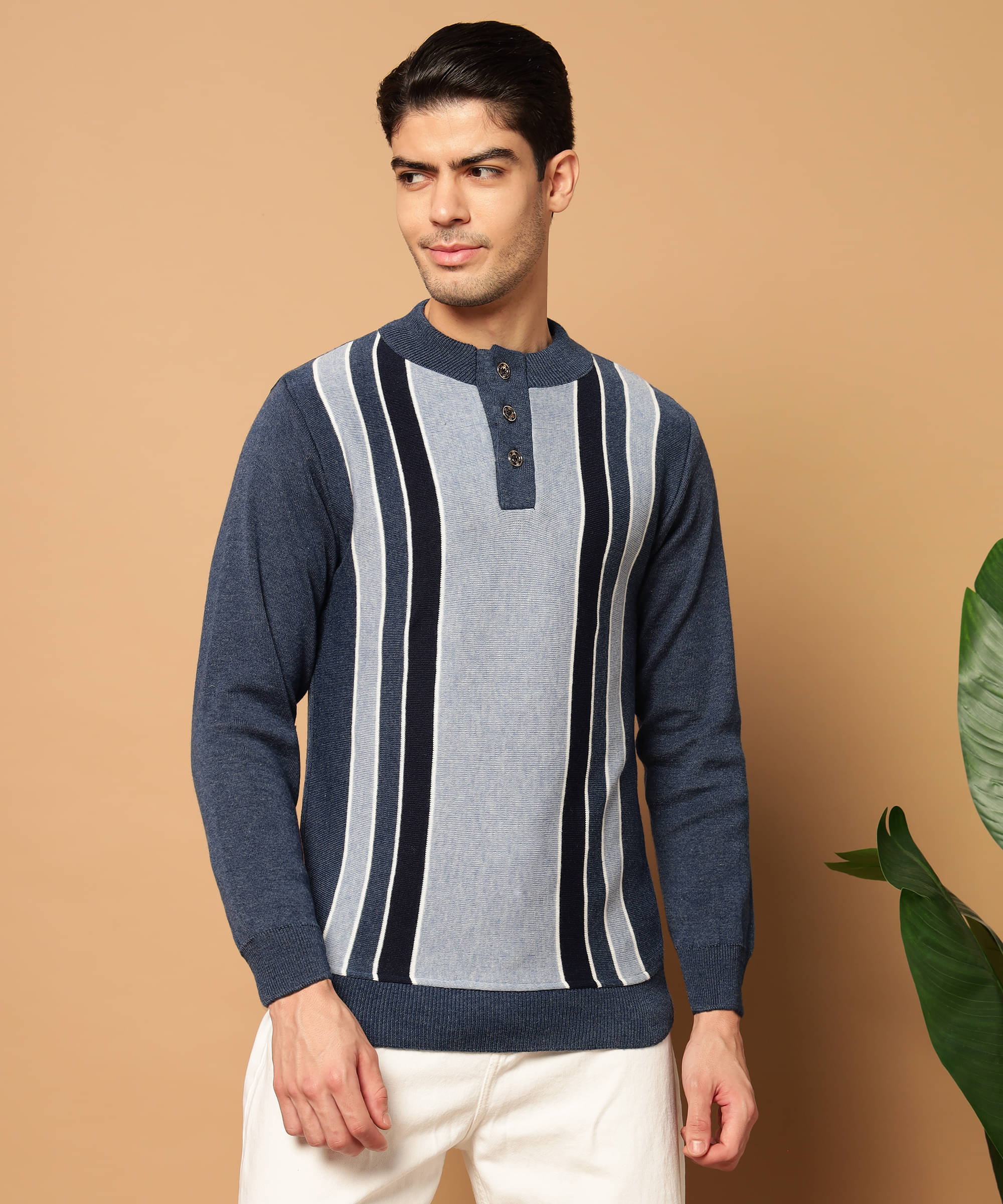 Kilvested Woollen Blend Round Neck Men's Full Sleeves Pullover Sweater - Light Blue ( Pack of 1 ) Kilvested Woollen Blend Round Neck Men's Full Sleeves Pullover Sweater - Light Blue ( Pack of 1 )