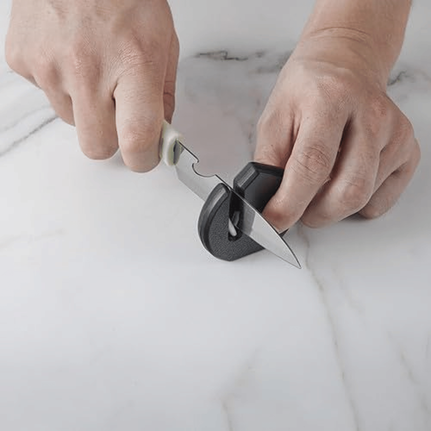     			Knife Sharpener Small, Mini Portable Knife Sharpener Kitchen Household Handheld Grindstones-v
