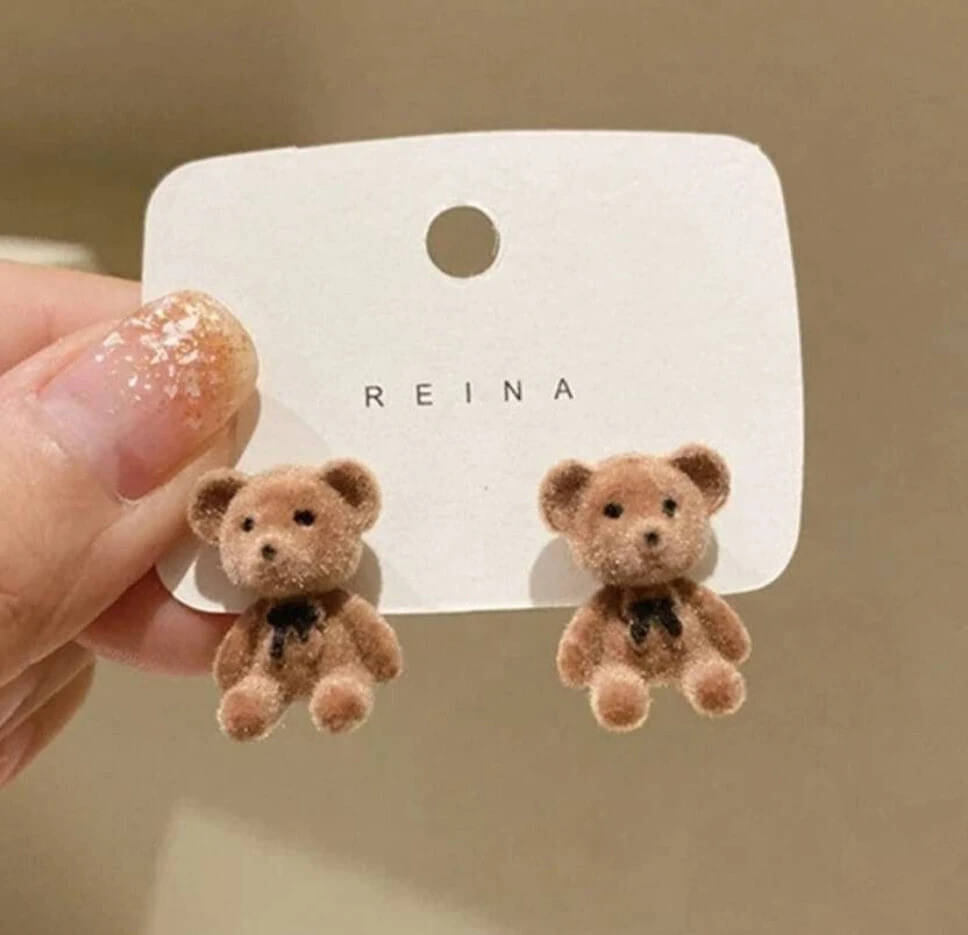     			Lady Raiment Brown Stud Earrings ( Pack of 1 )