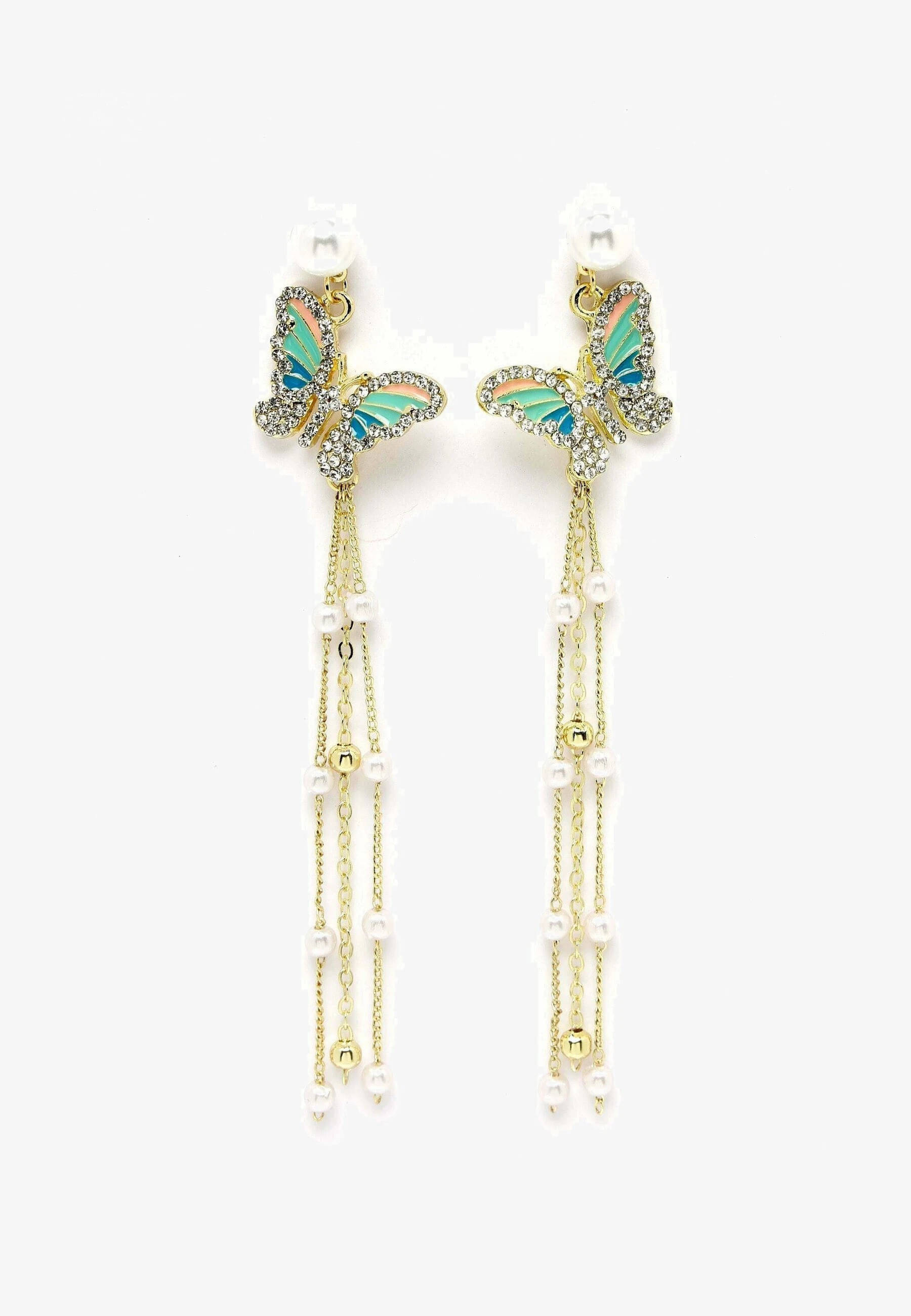     			Lady Raiment Multicolor Stud Earrings ( Pack of 1 )