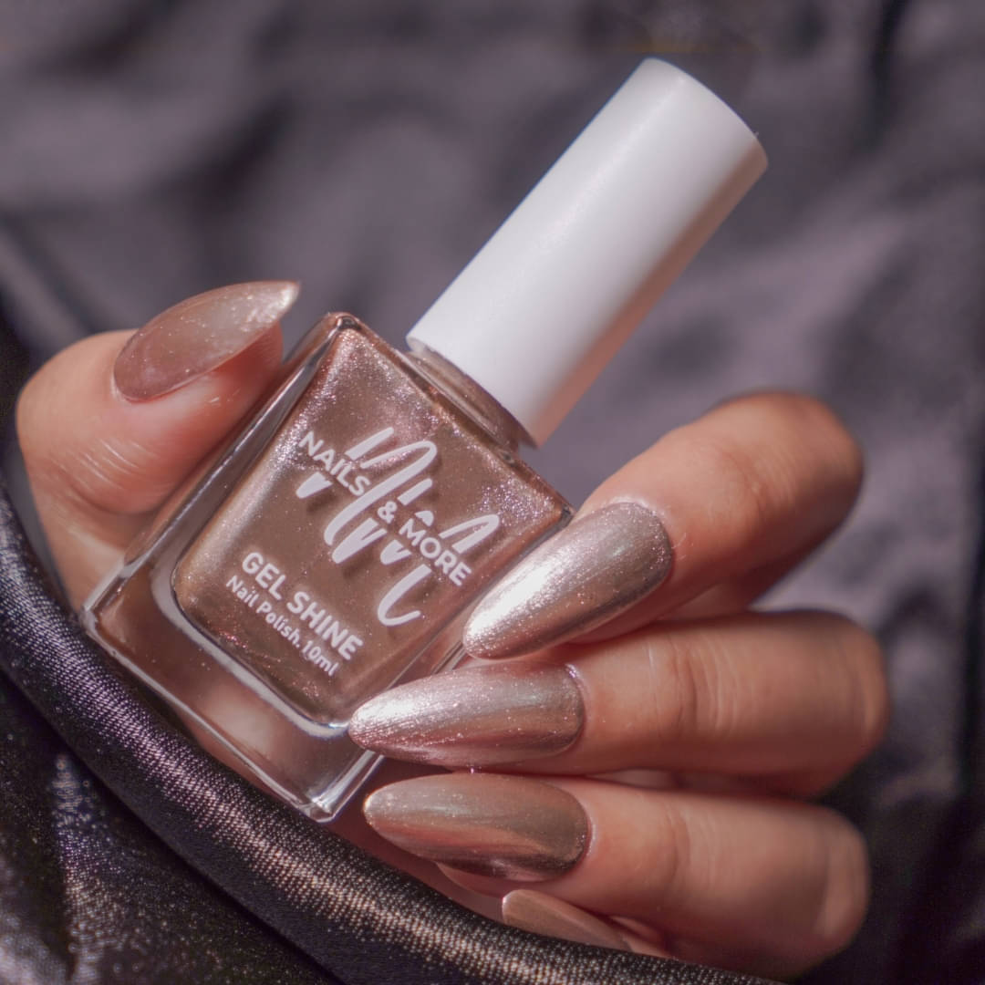     			NAILS & MORE Copper Metallic Nail Polish 10 ( Pack of 1 )