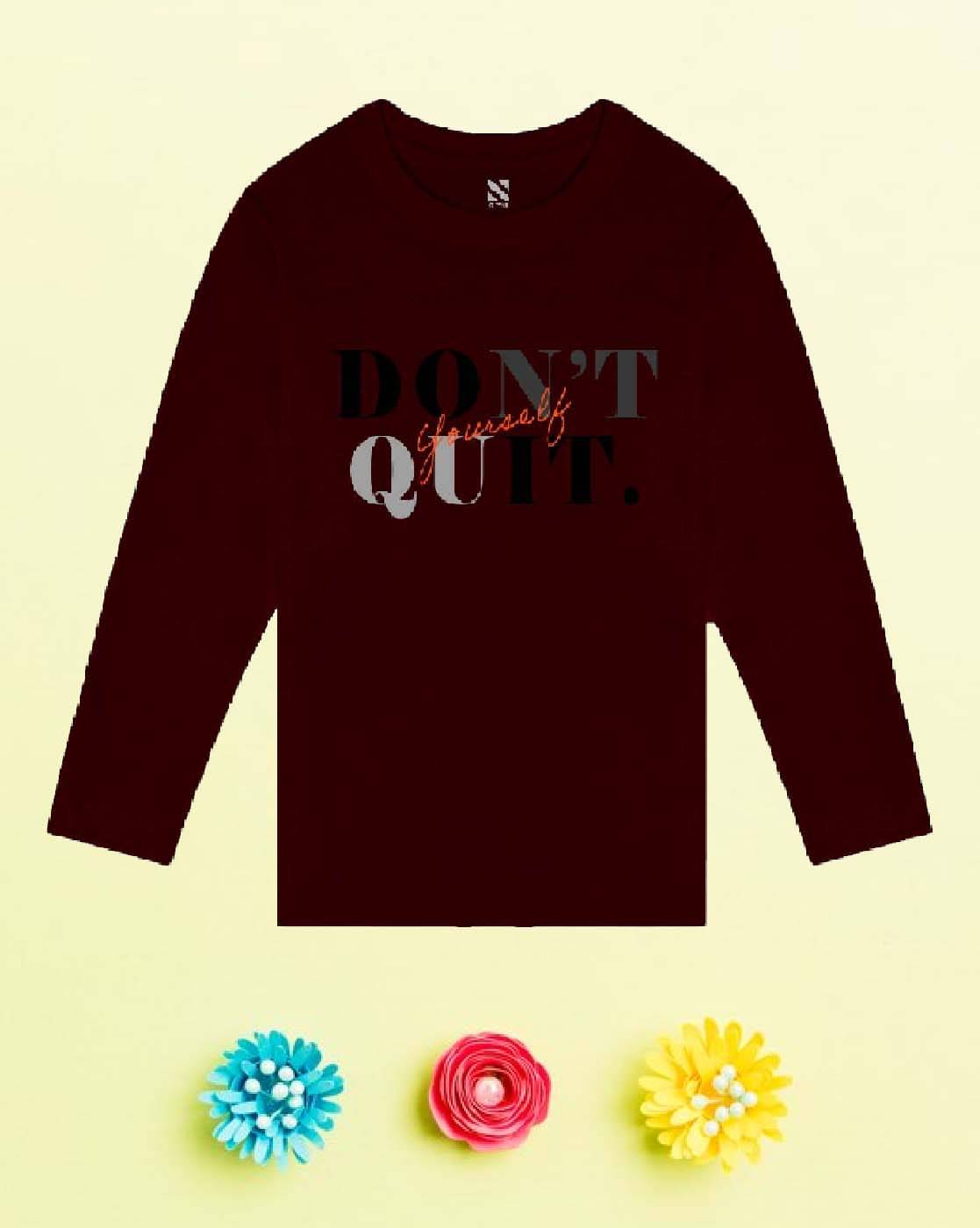     			Nusyl Pack of 1 Boys Cotton Blend T-Shirt ( Wine )