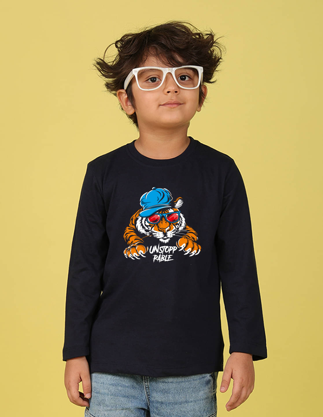     			Nusyl Pack of 1 Boys Cotton Blend T-Shirt ( Blue )