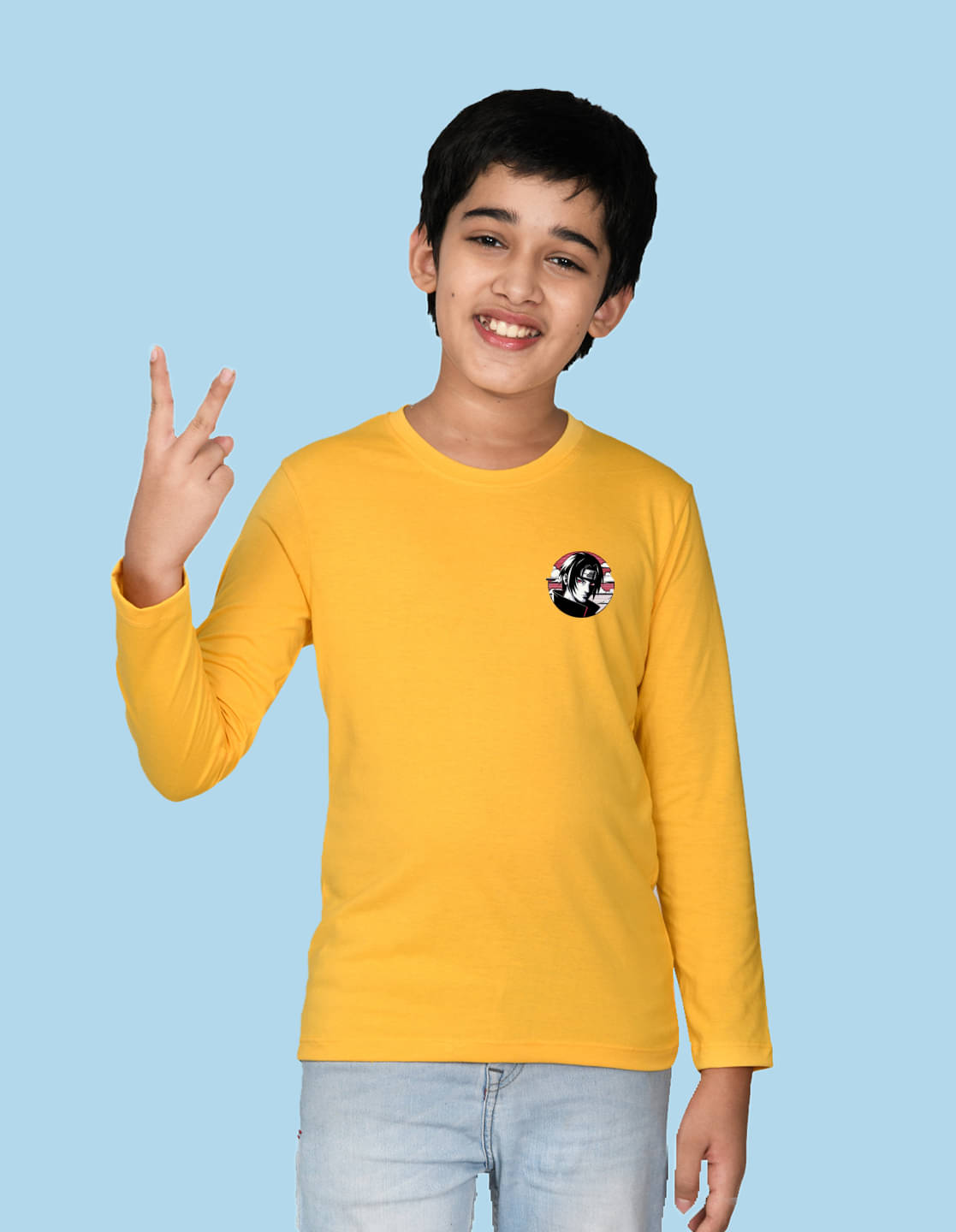     			Nusyl Pack of 1 Boys Cotton Blend T-Shirt ( Yellow )