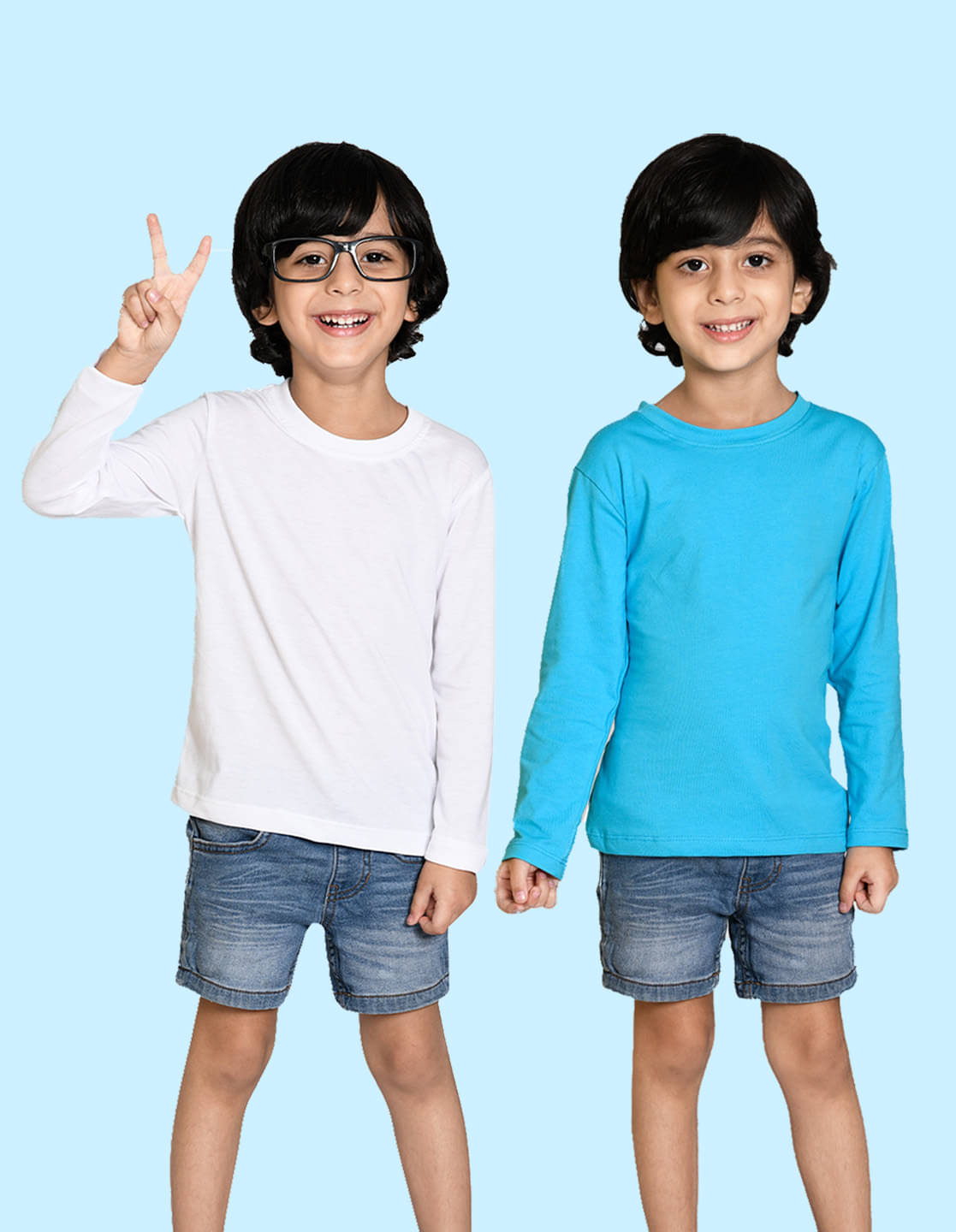     			Nusyl Pack of 2 Boys Cotton Blend T-Shirt ( Multi )