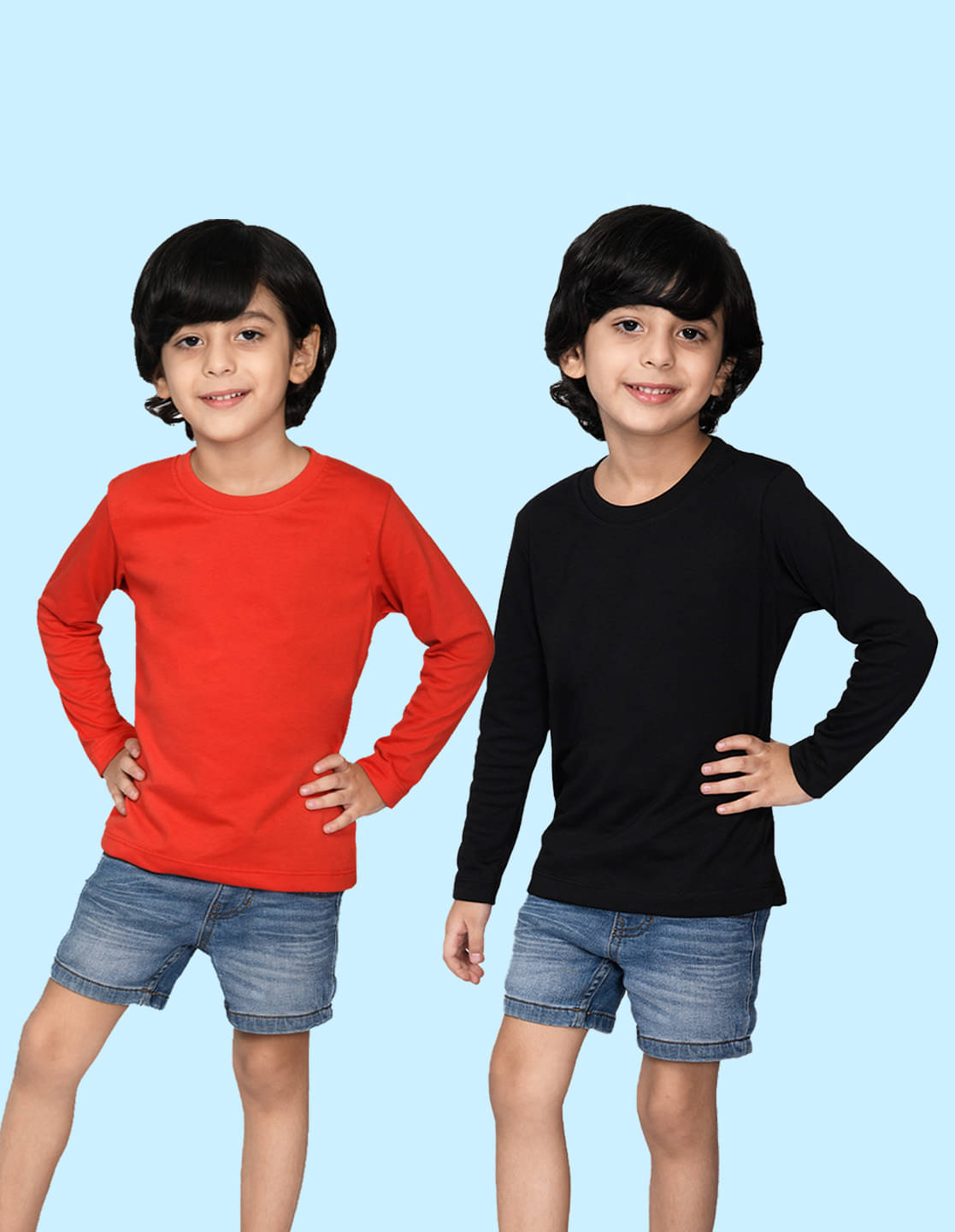     			Nusyl Pack of 2 Boys Cotton Blend T-Shirt ( Multi )