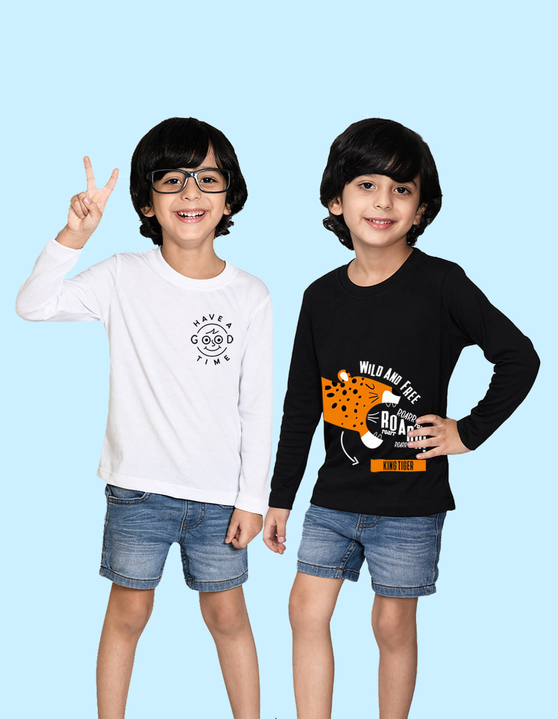     			Nusyl Pack of 2 Boys Cotton Blend T-Shirt ( Multi )