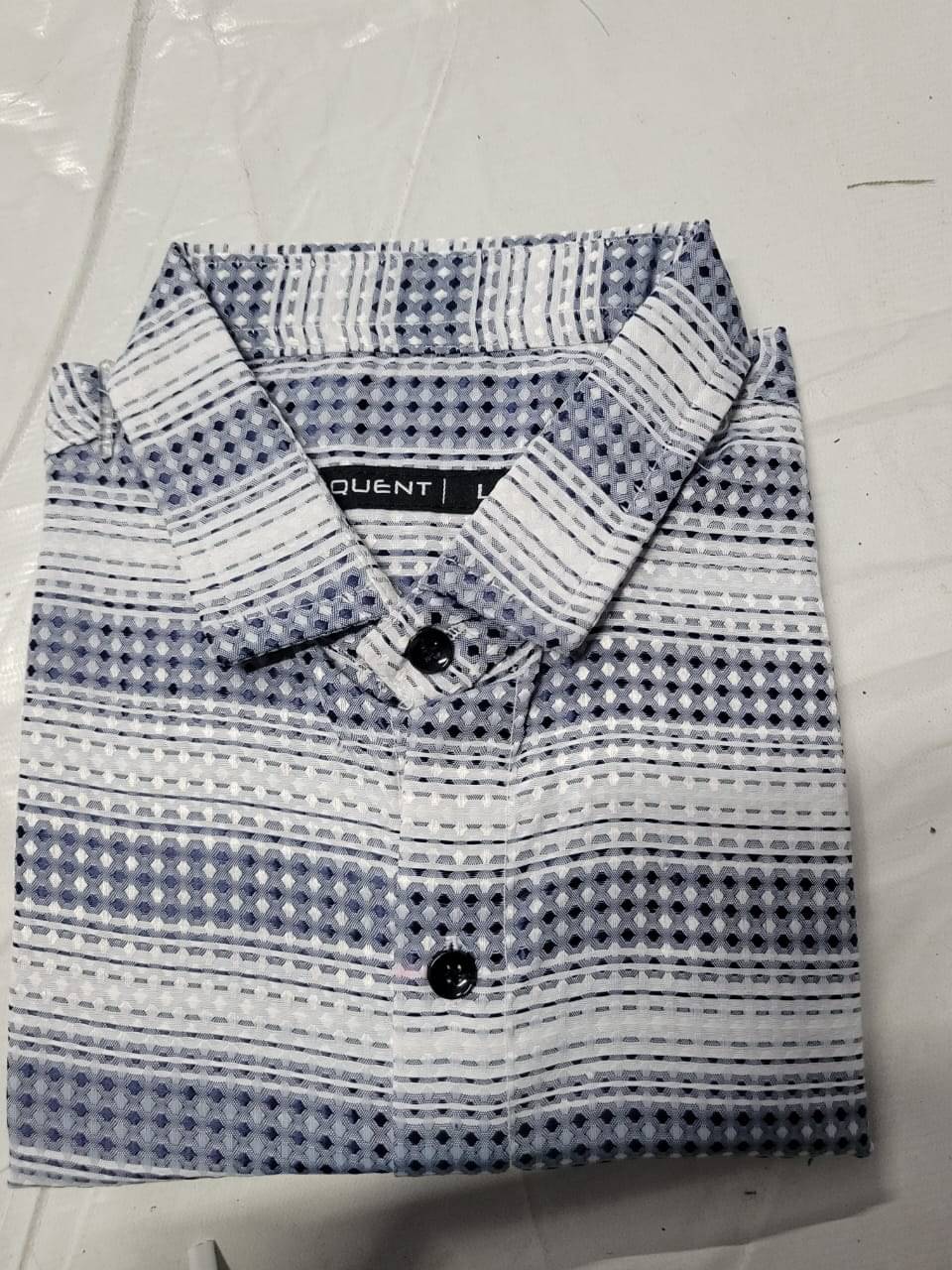 OQUENT Cotton Blend Regular Fit Solids Full Sleeves Men's Casual Shirt - Dark Blue ( Pack of 1 ) OQUENT Cotton Blend Regular Fit Solids Full Sleeves Men's Casual Shirt - Dark Blue ( Pack of 1 )