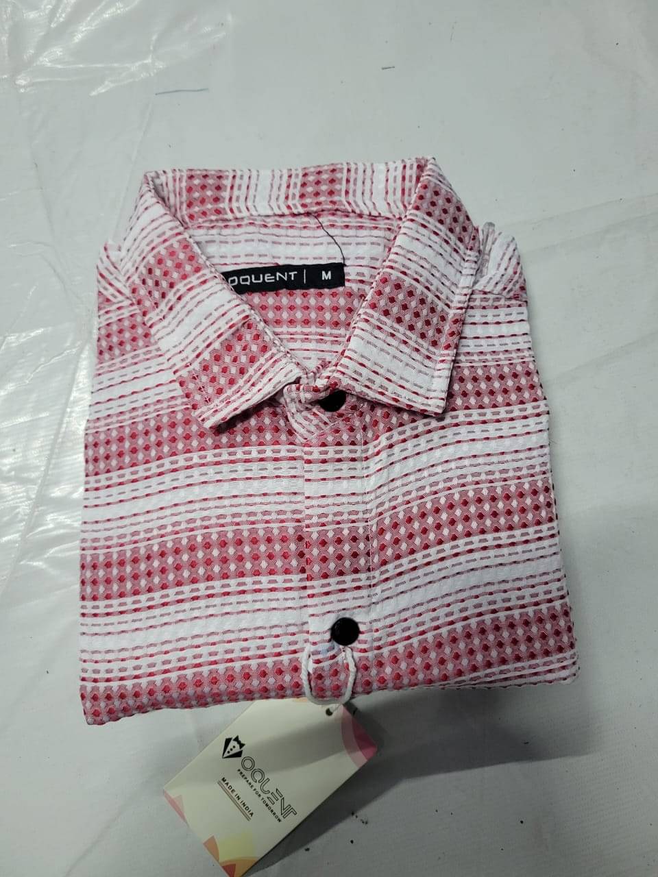 OQUENT Cotton Blend Regular Fit Solids Full Sleeves Men's Casual Shirt - Red ( Pack of 1 ) OQUENT Cotton Blend Regular Fit Solids Full Sleeves Men's Casual Shirt - Red ( Pack of 1 )