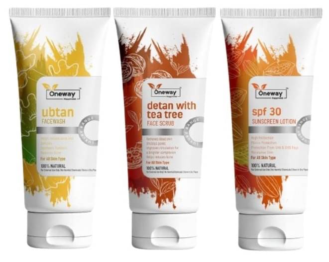     			Oneway Happiness - Daily Use Face Wash + Scrub For All Skin Type ( Pack of 3 )
