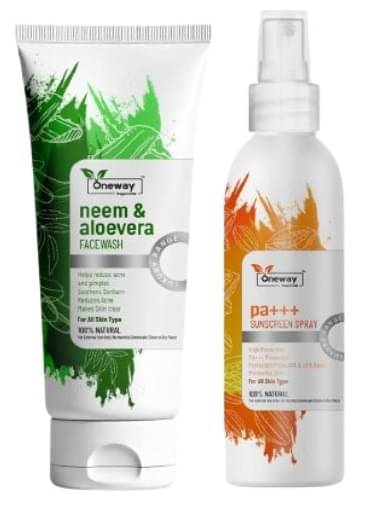     			Oneway Happiness - Tan Removal Face Wash + Scrub For All Skin Type ( Pack of 2 )