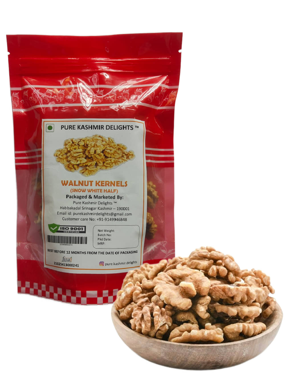 PURE KASHMIR DELIGHTS Walnut Kernals (Akhrot) 250 g PURE KASHMIR DELIGHTS Walnut Kernals (Akhrot) 250 g