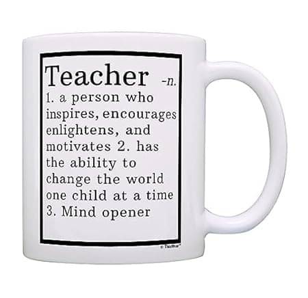     			Ridaa White Mug Teacherday Ceramic Coffee Mug 350 mL ( Pack of 1 )
