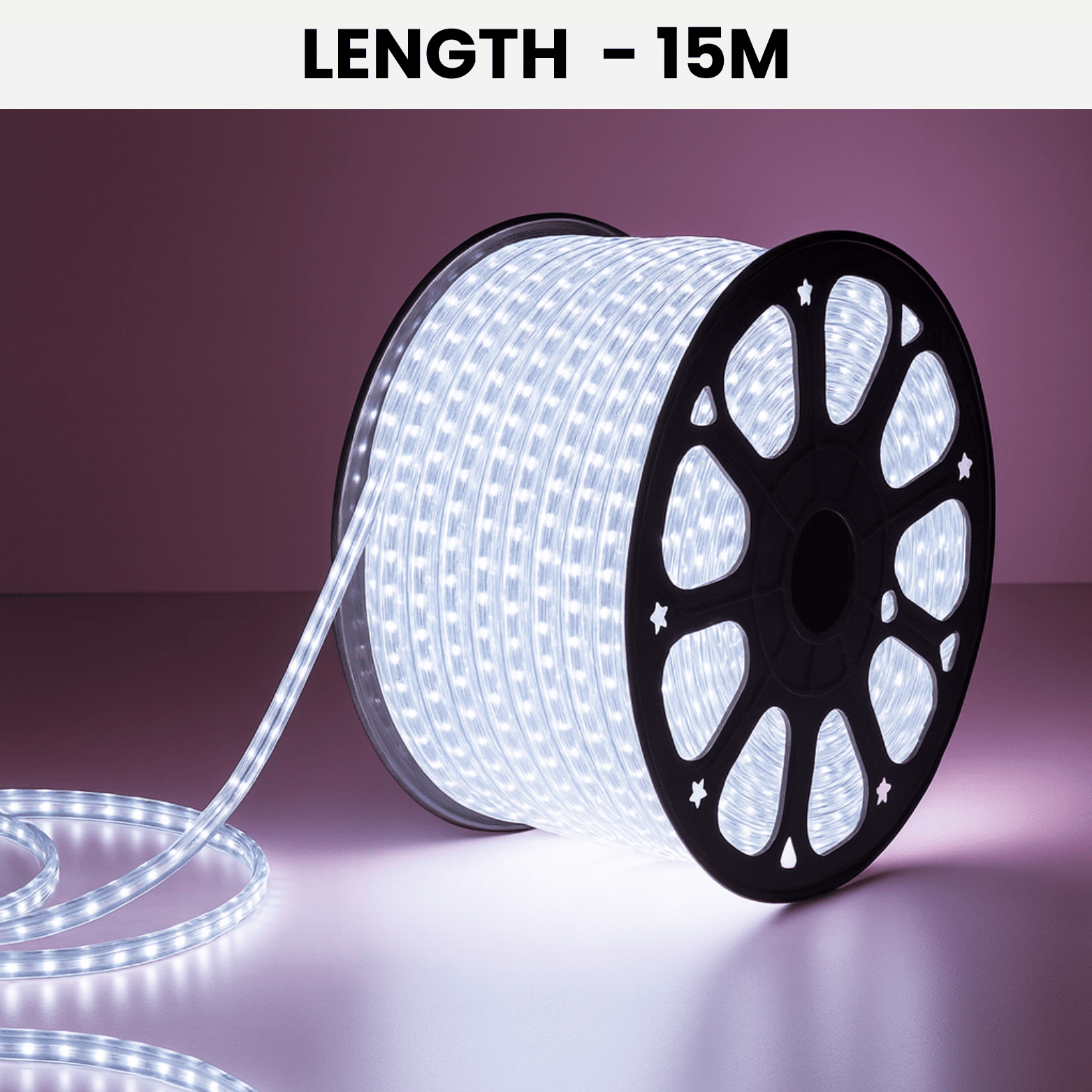     			SPARKWORLD White 15M LED Strip ( Pack of 1 )