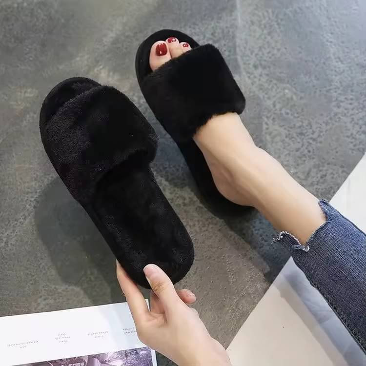     			Shoemusq Black Women's Flip Flop