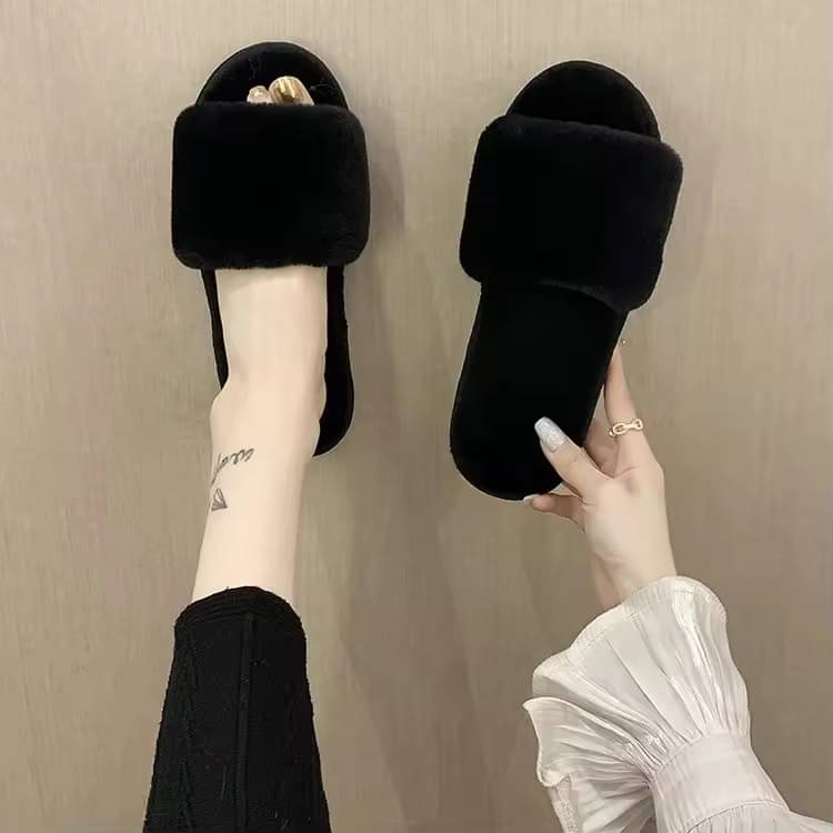     			Shoemusq Black Women's Flip Flop