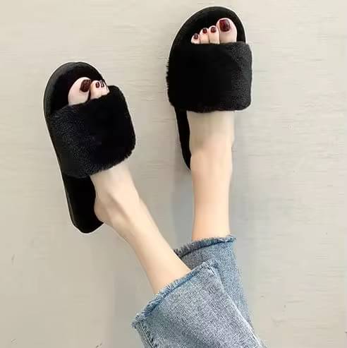     			Shoemusq Black Women's Flip Flop
