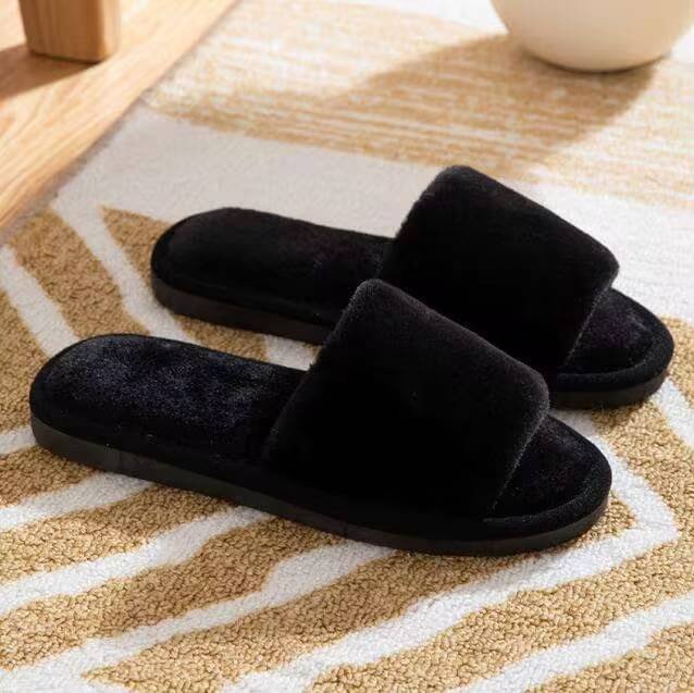     			Shoemusq Black Women's Flip Flop
