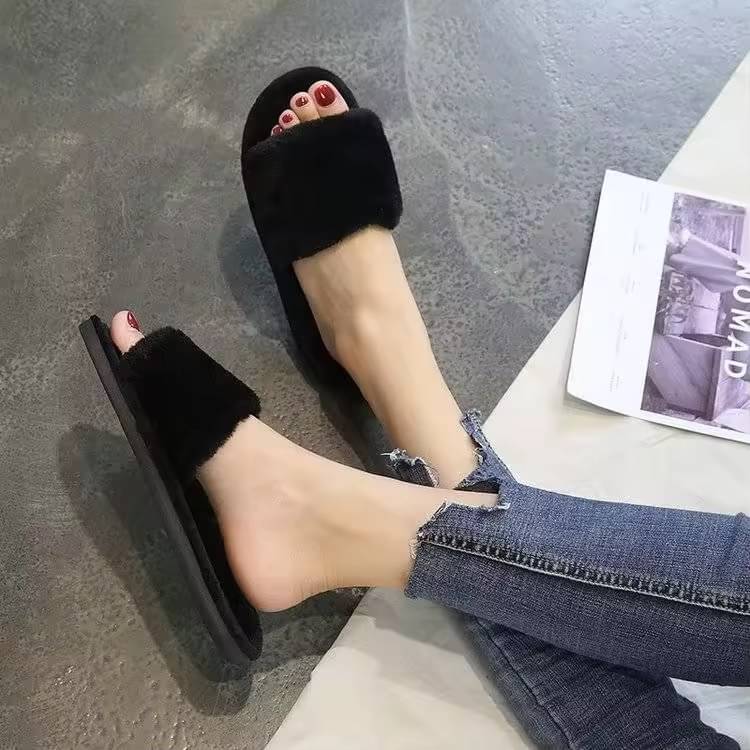     			Shoemusq Black Women's Flip Flop