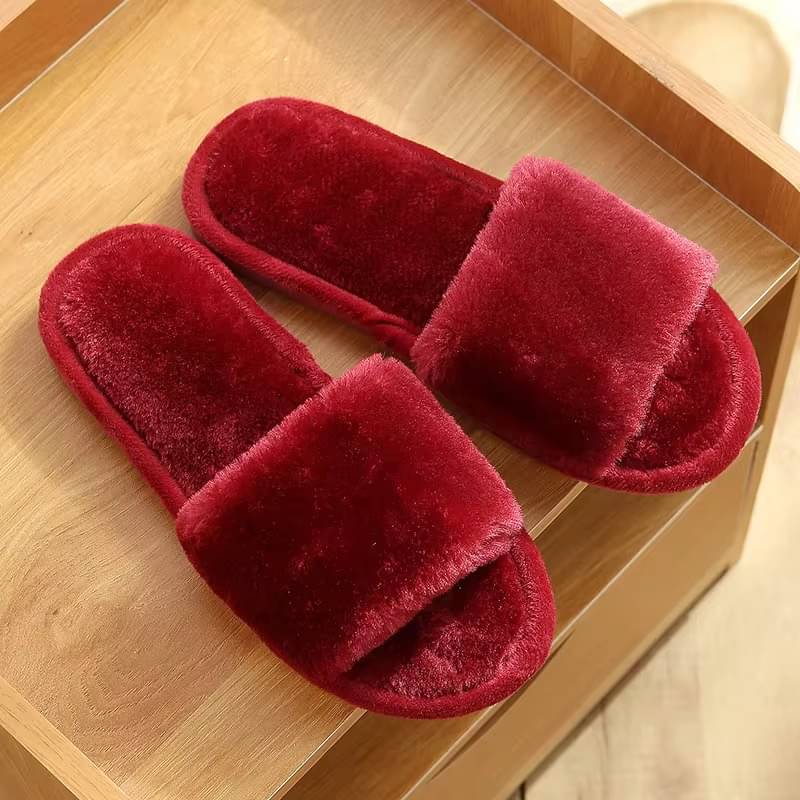     			Shoemusq Maroon Women's Flip Flop